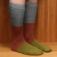 thumbnail image 6 of Women's Extra Large Rayon from Bamboo Fiber Classic Casual Crew Socks - Blue Red Green - 1pr, Size 10-13, 6 of 7