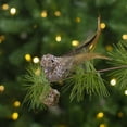 thumbnail image 2 of Northlight Sequin Left-Facing Bird Clip-on Christmas Ornament - 5.5" - Champagne Gold, 2 of 4