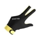 thumbnail image 3 of Guante de billar, guante deportivo, guantes elásticos para espectáculo, antideslizantes, de secado rápido para adultos con muñeca ajustable para mano empalme amarillo, 3 of 8