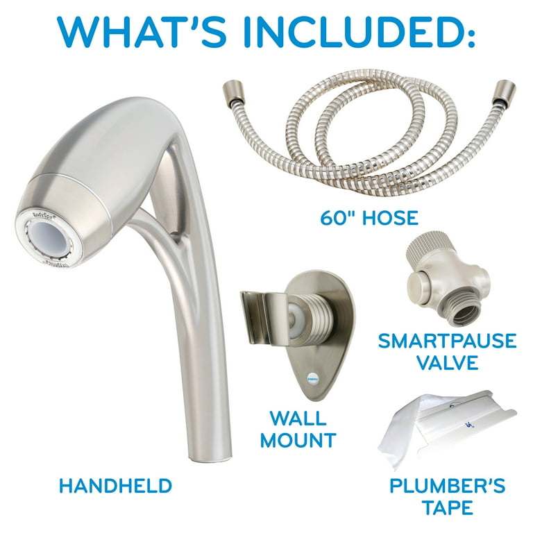 Oxygenics BodySpa RV 2-Setting Brushed Nickel Handheld