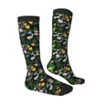 thumbnail image 4 of Lsque Chamomile Printed Crew Socks Men's Women's LightWeight Thin Casual Calf Socks ,Knee High Socks,Cotton Socks, 4 of 9