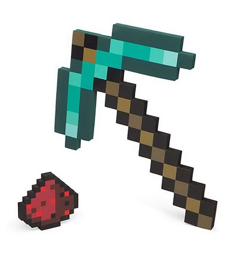 Minecraft Diamond Pickaxe And Redstone Dust Adventure Kit Walmart Com