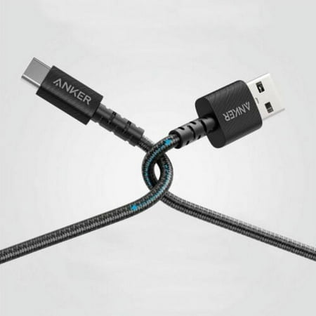 Anker - PowerLine Select+ USB-C to USB-A Cable 3-ft - Black