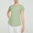 thumbnail image 7 of Cqxid Clothing Under $10 Moisture Wicking Shirts for Women Quick Dry Athletic Running Short Sleeve T Shirts Womens Crew Neck Workout Tops Green, 7 of 7