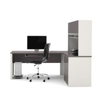 Bestar Connexion L-Shaped Workstation, Multiple Colors