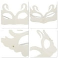 thumbnail image 3 of Unique Bargains 1 Pce Masque de Fête Cygne Réutilisable Pâte Blanche, 3 of 5