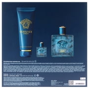 Versace Versace Eros , 3 Pc Gift Set 3.4oz Parfum Spray, 0.17oz Parfum Spray (Mini), 5oz Shower Gel