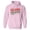 Pink, variant on Very Merry Firefighter Hoodie Sweatshirt Unisex Medium Grey
