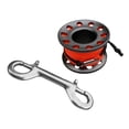 thumbnail image 3 of Buceo Buceo Carrete de aleación de aluminio Dedo Carrete 15 m Línea Perno Broche gris Sunnimix Dive Reel Scuba, 3 of 8