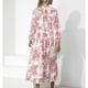 thumbnail image 5 of Vestido, Vestido estampado para mujer Vestido suave para mujer Vestido femenino Diseño fácil de usar, 5 of 7