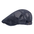thumbnail image 3 of lnmuld Kids' Solid Color Mesh Breathable Newsboy Cap with Adjustable Buckle Size:One Size, 3 of 4