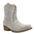 thumbnail image 2 of Roper Womens Shay Jewells Rhinestone Snip Toe Cowboy  Ankle Boots, 2 of 5