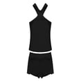 thumbnail image 6 of iiniim Girls 2PCS Ballet Dance Gym Leotard Dancewear Racer Back Tank Top with Bottoms Set, 6 of 7