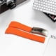 thumbnail image 1 of Correa de reloj de silicona suave para hombre y mujer con hebilla plegable de liberación rápida de repuesto Naranja, 1 of 10