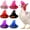 6PCS, variant on 6 Pieces Chicken Hats for Hen Mini Chicken Helmet Accessories Feather Top Funny Small Hat Funny with Adjustable Elastic Chin Strap for Animal Costume