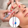 thumbnail image 3 of Miangastore Eyebrow Trimming Tool Flat Beveled Edge Pink 4Pcs 3.9x0.6In, 3 of 8