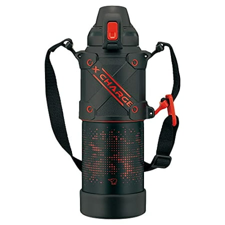 

ZOJIRUSHI Water Bottle Direct Drinking Sports Type Stainless Cool Bottle Seamless 1.0L Red Black SD-HA10-BR