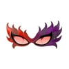 Red Purple Feather Mask Glasses - Adult Accessory