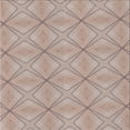 thumbnail image 1 of Ahgly Company Machine Washable Indoor Square Transitional Dark Almond Brown Area Rugs, 4' Square, 1 of 7