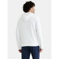 thumbnail image 3 of Athletic Works Men's and Big Men's Fleece Zip Hoodie Sweatshirt, Size S-5XLT, 3 of 5