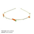 thumbnail image 5 of Carrot Headband Headpiece Hair Accessories Beauty Headbands Hair Hoop For Women Girls, 5 of 5