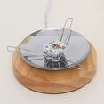 thumbnail image 2 of Lámpara De Mesa Linterna LED de madera para mesa, ratán, dormitorio, cabecera, decoración, luces nocturnas (marrón), 2 of 4