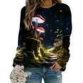 thumbnail image 2 of Roncen Womens Sweatshirt Long Sleeve Pullover Hoodie Crewneck Sweater Tops Spring Clothes, 2 of 5