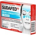 thumbnail image 2 of Sudafed PE Head Congestion + Mucus Acetaminophen Tablets, 24 Ct, 2 of 6