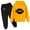 Yellow, variant on Fozruso 2 Piece Outfit Sets Kids Hoodie Sweatshirt And Sweatpants Pullover Hoodie Set Tracksuit 2 Piece Outfits,Sizes 3-4 Years(Black)