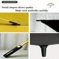 thumbnail image 6 of Extra-Large Golf Umbrella with Long Handle - Heavy-Duty Automatic Open/Close, 8-Rib Windproof Umbrella, One-Touch Button Operation, & Yellow Design, 6 of 12