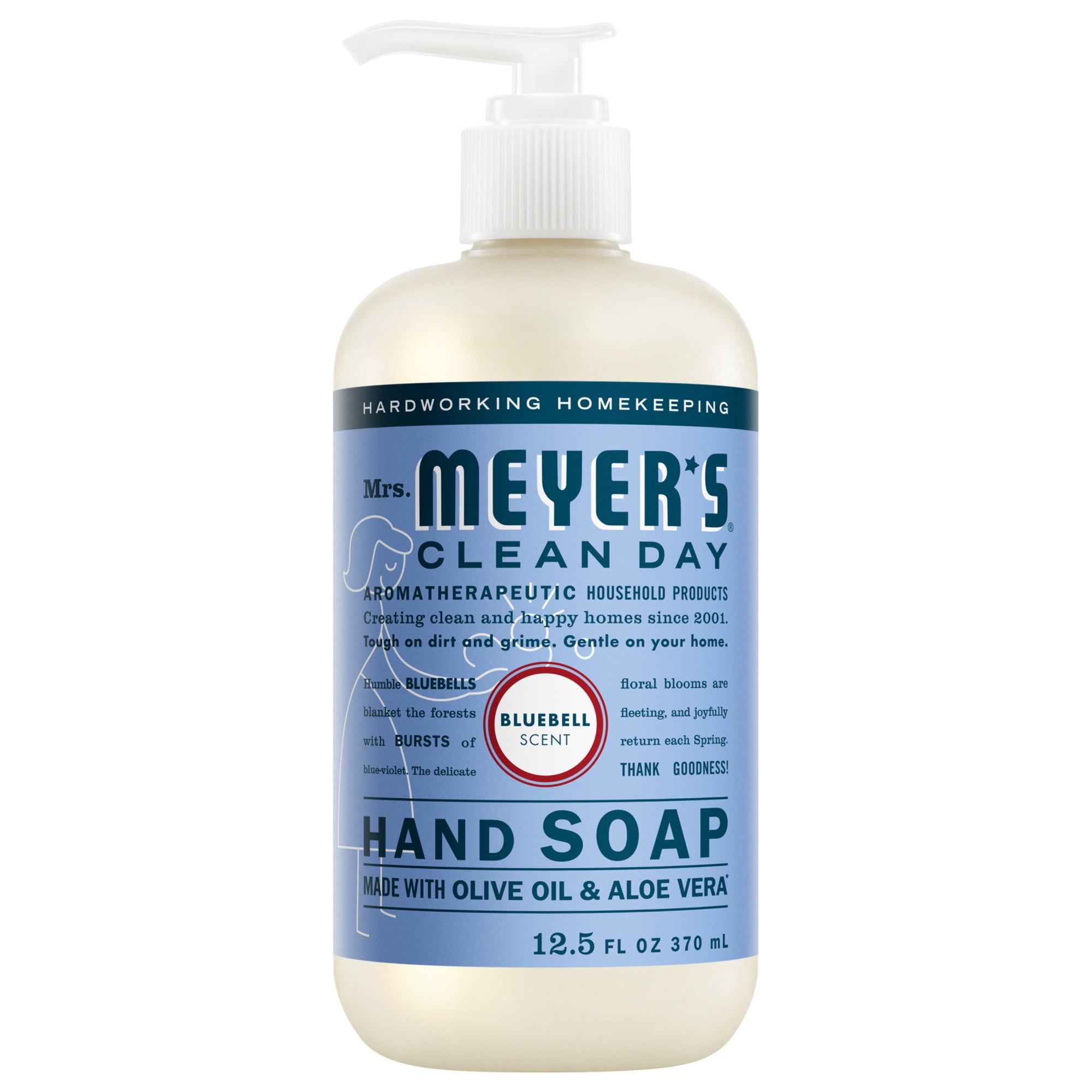 Mrs. Meyer’s Clean Day Hand Soap, Bluebell Scent, 12.5 Fl Oz