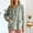 Blue, variant on Bed Jackets for Women Fuzzy Fleece Long Sleeve Button Up Cozy Loungewear Coat Winter Warm Sherpa Jacket Coat with Pockets
