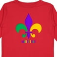 thumbnail image 4 of Inktastic Mardi Gras Fleur De Lis Girls Long Sleeve Toddler T-Shirt, 4 of 5