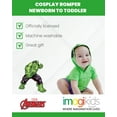 thumbnail image 3 of Marvel Avengers Hulk Little Boys Cosplay Romper Newborn to Toddler, 3 of 5
