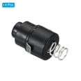 thumbnail image 3 of Unique Bargains 9mm Latching Push Button Switch, 4 Pcs 2 Pins DC 30V 0.5A On/Off Self Lock Electric Torch Tail Switch, Black, 3 of 5