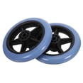 thumbnail image 1 of HAMPPLIES 2 Pcs Remplacement de Roue Robuste pour Fauteuil Roulant Capacité de Charge Élevée Roue avant, 1 of 6