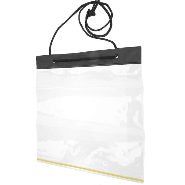 Transparent PVC Document Storage Bag for Safe File Organization and Protection 12 x 15 inches
