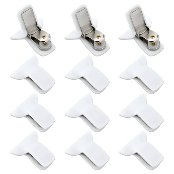 12pcs Duvet Clips for Comforter Inside, Strong Holder Blanket Quilt Fasteners Foam Metal Padded Duvet Cover Clips