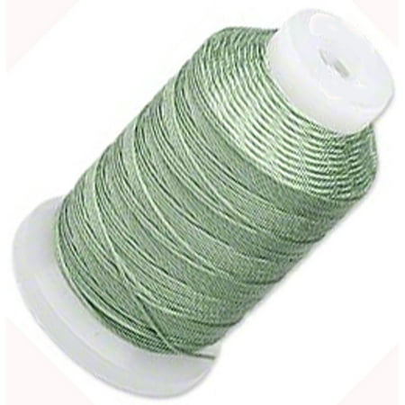 Simply Silk Thick Thread Cord Size FFF (0.016 Inch 0.42mm) Spool 92 Yards Compatible with Kumihimo Super Lon (Med (Best Thread For Beaded Kumihimo)