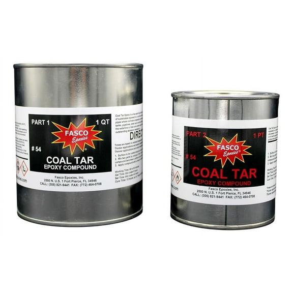 Fasco #54 - Coal Tar Epoxy - 3 Pint Kit