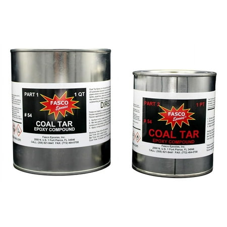 Fasco #54 - Coal Tar Epoxy - 3 Pint Kit
