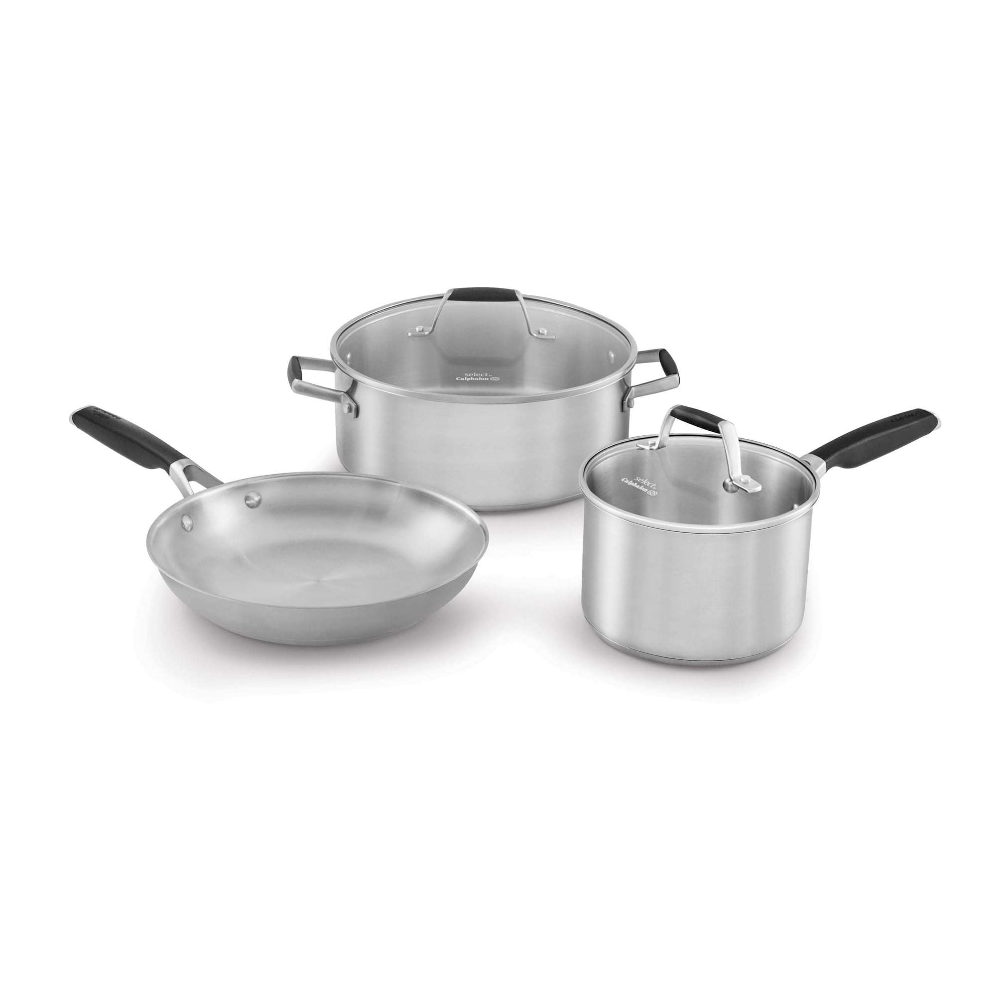  Calphalon 8-Piece Pots and Pans Set, Stainless Steel