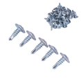 thumbnail image 2 of Huggegwe Vis de Forage à Tête Ronde en Acier au Carbone Galvanisé 50 Pcs 4.2x13mm pour Réparation à Domicile (Taille Ronde de Rondelle de Forage) CJB91-104376, 2 of 9