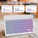 thumbnail image 4 of Funda con Teclado GOKOCO para iPad A16 11ª Generación 11 pulgadas 2025, 10ª Generación 10.9 pulgadas 2022, Funda con Teclado Inalámbrico y Soporte para Lápiz para iPad 10/11ª Generación - Lavanda, 4 of 7