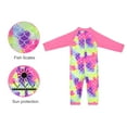 thumbnail image 4 of weVSwe Toddler Swimwear, 0-3 Years, UPF 50+ Sun Protection, Zipper Closure, Ocean Scale Pattern, Ideal for Swimming & Beach Activities, 4 of 7