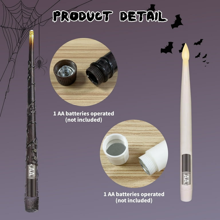 Halloween Floating Flameless Candles with Magic Wand Remote - Brilliant  Promos - Be Brilliant!
