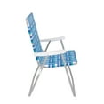 Mainstays 2 Pack Folding High Back Steel Frame  Chair, Multi Blue