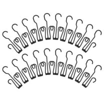 FONDOTIN 25Pcs Sleek Design Shoe Hanging Organizer for Bathroom and Laundry Room Use