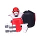 thumbnail image 3 of Conjunto de equipo de entrenamiento de kárate, casco de boxeo, soporte reforzado, cómodo, para taekwondo para 170 a 190 cm, 3 of 9