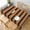 Black, Charcoal Grey and Orange, variant on Rectangle Tablecloth Orange, Black, White Stripes Oblong Table Cover Washable Table Cloths for Kitchen Dinning Party Tabletop Modern Decoration 60 x 102inch